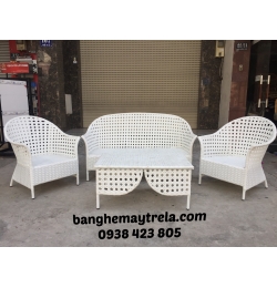 Bàn ghế giả mây NH56