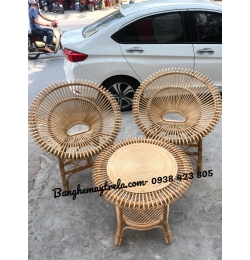 Bàn ghế sen mây MA295