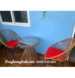 Bàn ghế ban công mây nhựa giá rẻ NH281