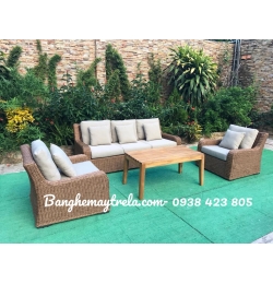 Sofa nhựa giả mây NH334