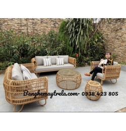 Sofa tổ yến mây nhựa NH378