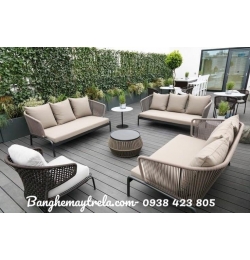 Sofa mây nhựa ngoài trời NH237
