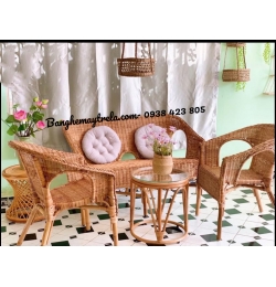 Bàn ghế mây MA484