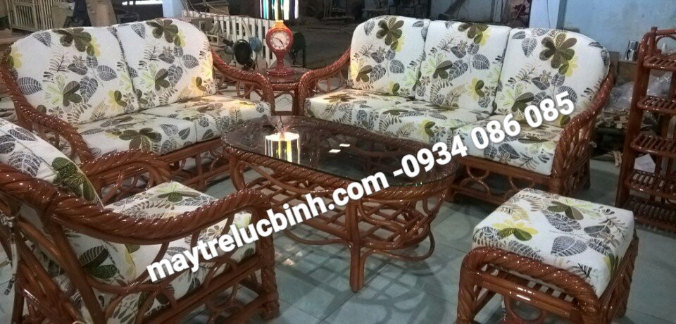 
								Sofa mây tự nhiên 