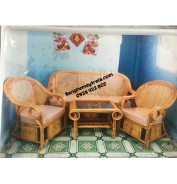 Bàn ghế sofa mây tự nhiên MA175