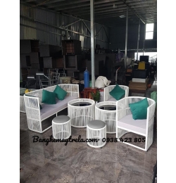 Sofa mây giả nhựa NH211