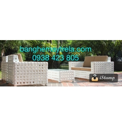 Bàn ghế nhựa giả mây NH23