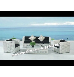 Sofa nhựa giả mây 