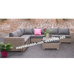 Sofa nhựa giả mây 