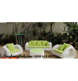 Bàn ghế sofa nhựa giả mây NH111