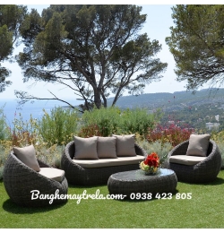 Sofa nhựa giả mây NH238