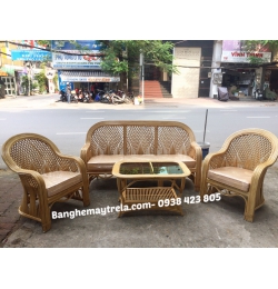 Bàn ghế sofa mây MA231