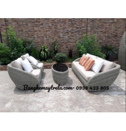 Bàn ghế mây giả nhựa ngoài trời NH148