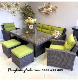 Sofa nhựa giả mây NH300