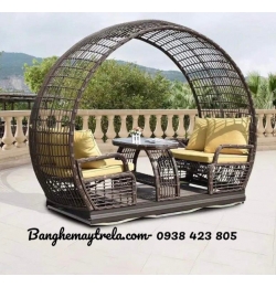 Chòi nhựa giả mây ngoài trời NH264