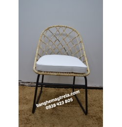 Ghế mây chân sắt MA119