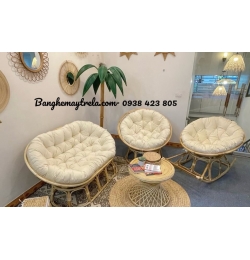 Ghế mây thư giãn papasan MA765