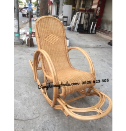 Ghế mây bập bênh đan kín MA260