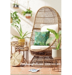 Ghế chụp hình- decor mây giả nhựa NH143