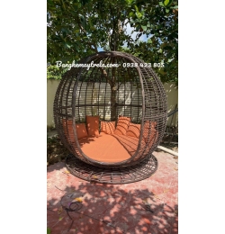 Ghế mây nhựa để hồ bơi NH263