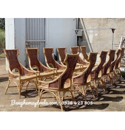 Ghế mây lưng cao MA844