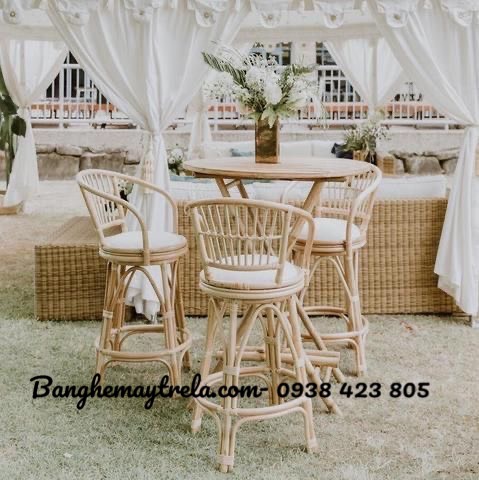 
								Ghế bar song mây MA752