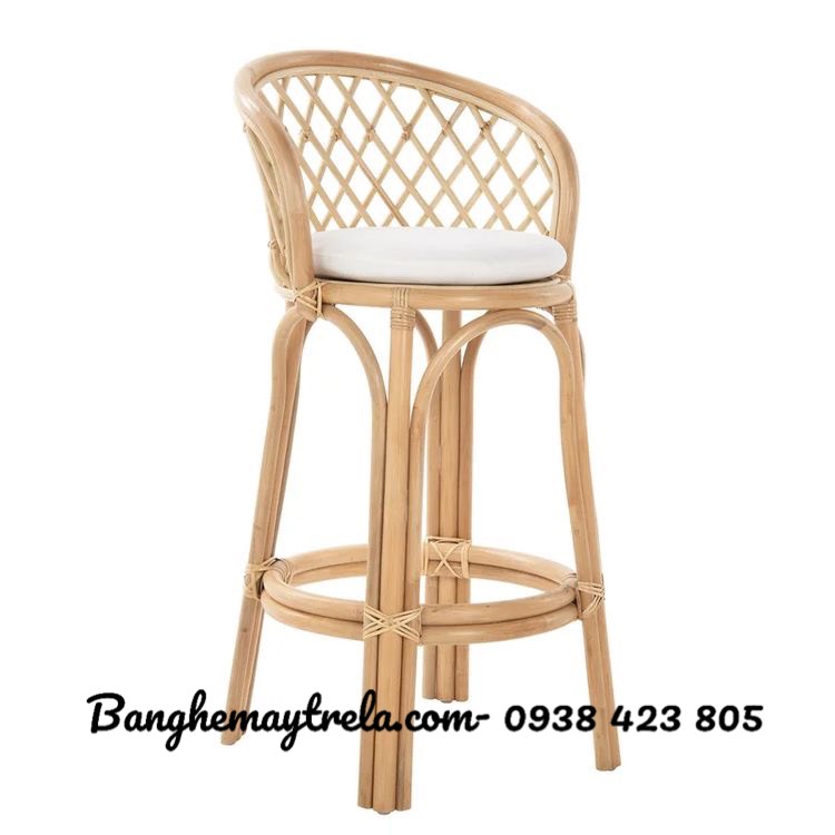 
								Ghế quầy bar mây tự nhiên MA343