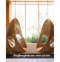 Ghế xích đu mây đan kín MA827