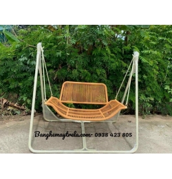 Ghế xích đu nhựa giả mây ngoài trời NH251