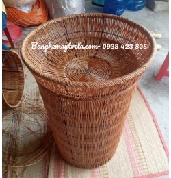 Giỏ trưng trái cây đan sợi nhựa tròn NH396