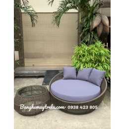 Ghế hồ bơi nhựa giả mây NH239