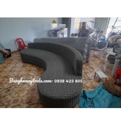 Sofa uốn mây nhựa NH336