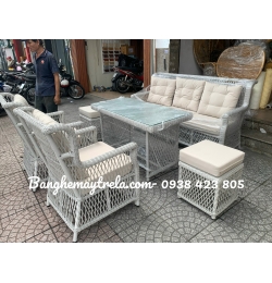 Sofa nhựa giả mây NH312