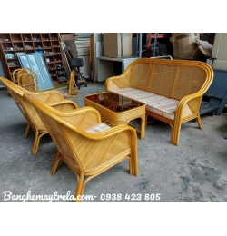 Bàn ghế mây tre đan tự nhiên MA622