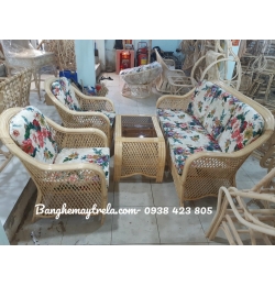 Sofa mây tự nhiên phòng khách MA620