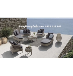 Sofa mây giả nhựa NH375