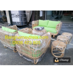 Bàn ghế mây tự nhiên MA9