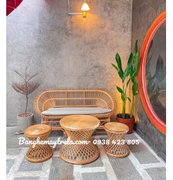 Bàn ghế mây sen nhỏ gọn MA419