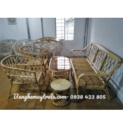 Sofa mây phòng khách MA328