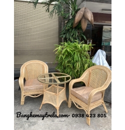 Bàn ghế mây phòng ngủ MA469