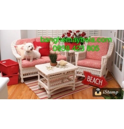 Bàn ghế mây tự nhiên MA81