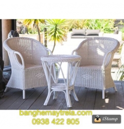 Bàn ghế mây tự nhiên MA63
