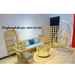 Bàn ghế sofa mây tre đan MA686