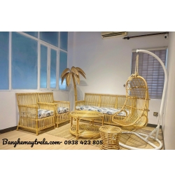 Bàn ghế mây tre đan MA687