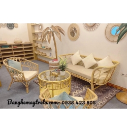 Sofa mây tự nhiên hiện đại MA682