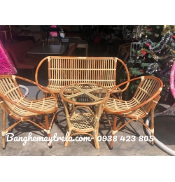 Bàn ghế mây sò nhỏ gọn giá rẻ MA432