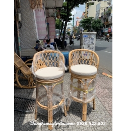 Ghế quầy bar mây tự nhiên MA634
