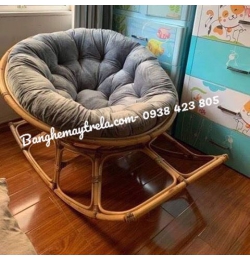Ghế papasan mây bập bênh MA249