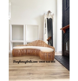 Băng ghế sofa mây uốn MA596