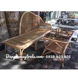 Bàn ghế mây tre đan MA337